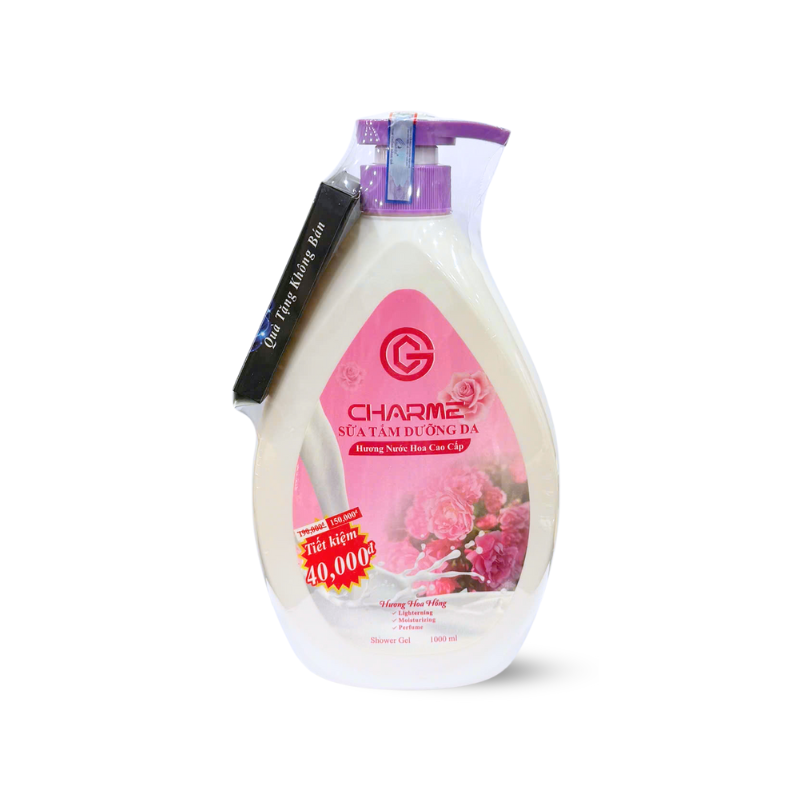 Khám phá Sữa Tắm Charme Hương Hoa Hồng - Sữa Tắm Hương Nước Hoa Charme 1 Lít thuộc nhóm quà tặng