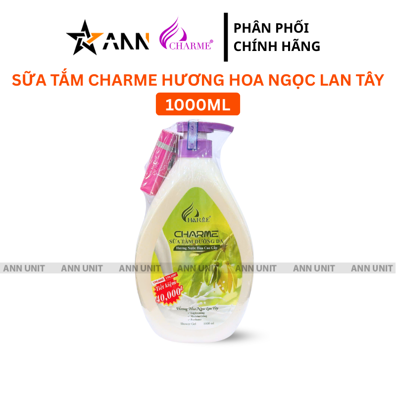 Đầu bơm tím nổi bật trên thân chai bầu 1000ml