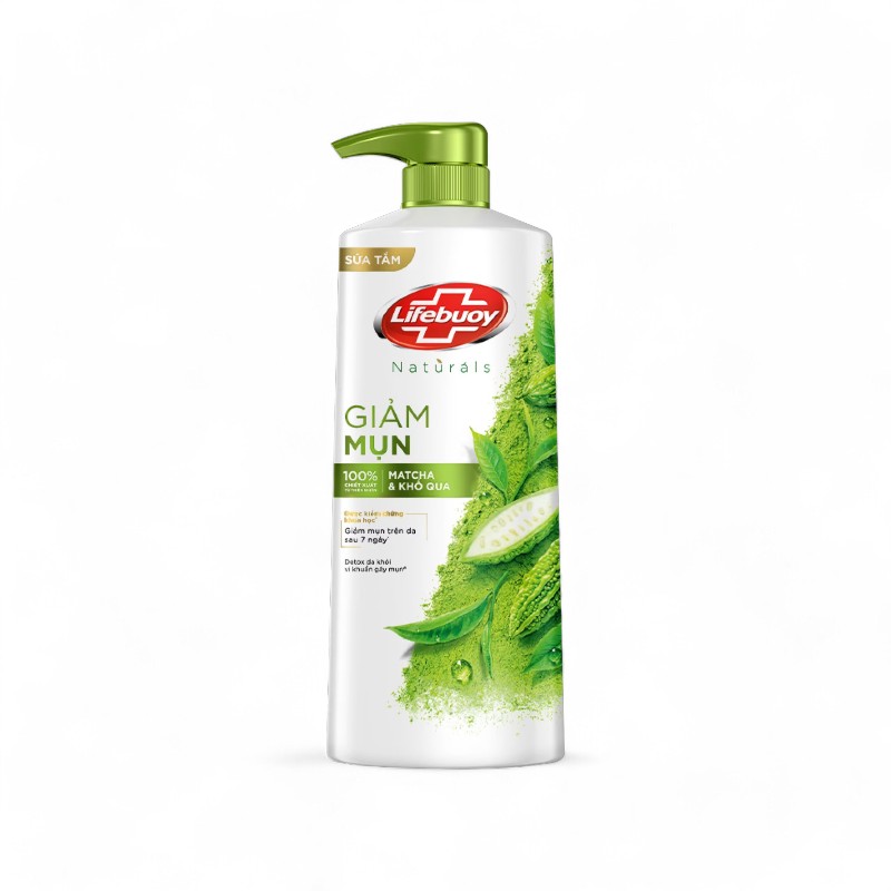 Sữa Tắm Giảm Mụn Lưng Lifebuoy Detox Chiết Xuất Matcha & Khổ Qua 800g – một lựa chọn đáng tham khảo trong lifebuoy