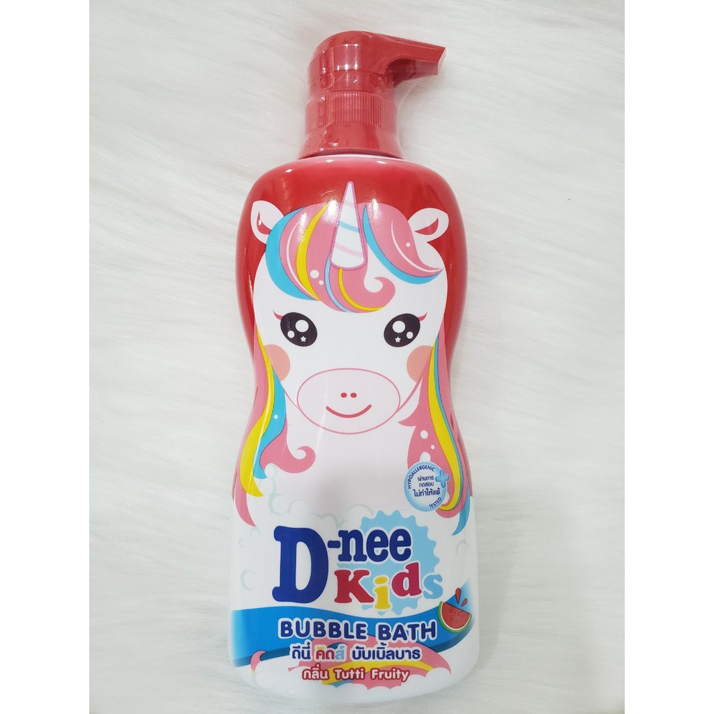 Sữa Tắm Gội Toàn Thân Cho Bé D-nee Kids Màu Đỏ 400ml (Tutti Fruity)