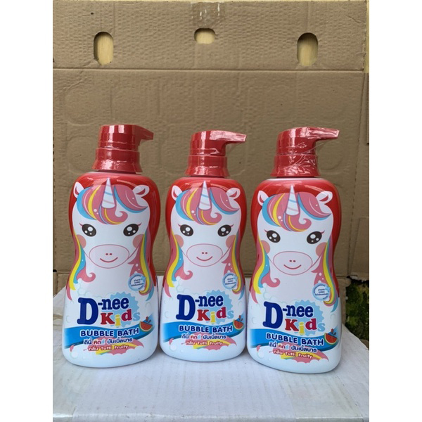 Sữa Tắm Gội Toàn Thân Cho Bé D-nee Kids Màu Đỏ 400ml (Tutti Fruity)
