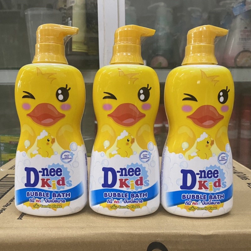Sữa Tắm Gội Toàn Thân Cho Bé Dnee Kid Màu Vàng 350ml