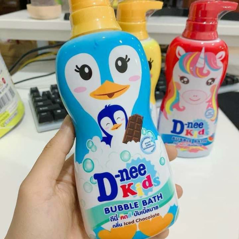 Sữa Tắm Cho Bé D-nee Kids Bubble Bath Iced Chocolate Màu Xanh Dương 400ml