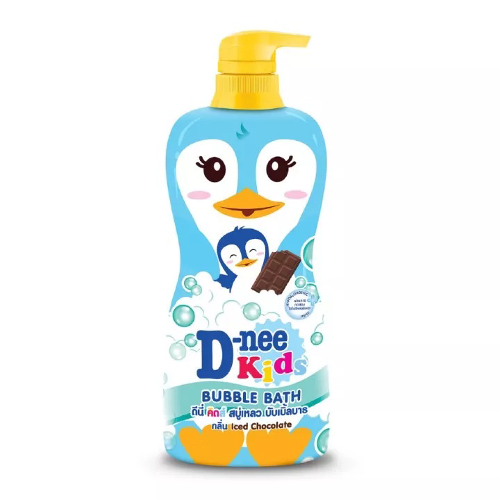 Sữa Tắm Cho Bé D-nee Kids Bubble Bath Iced Chocolate Màu Xanh Dương 400ml