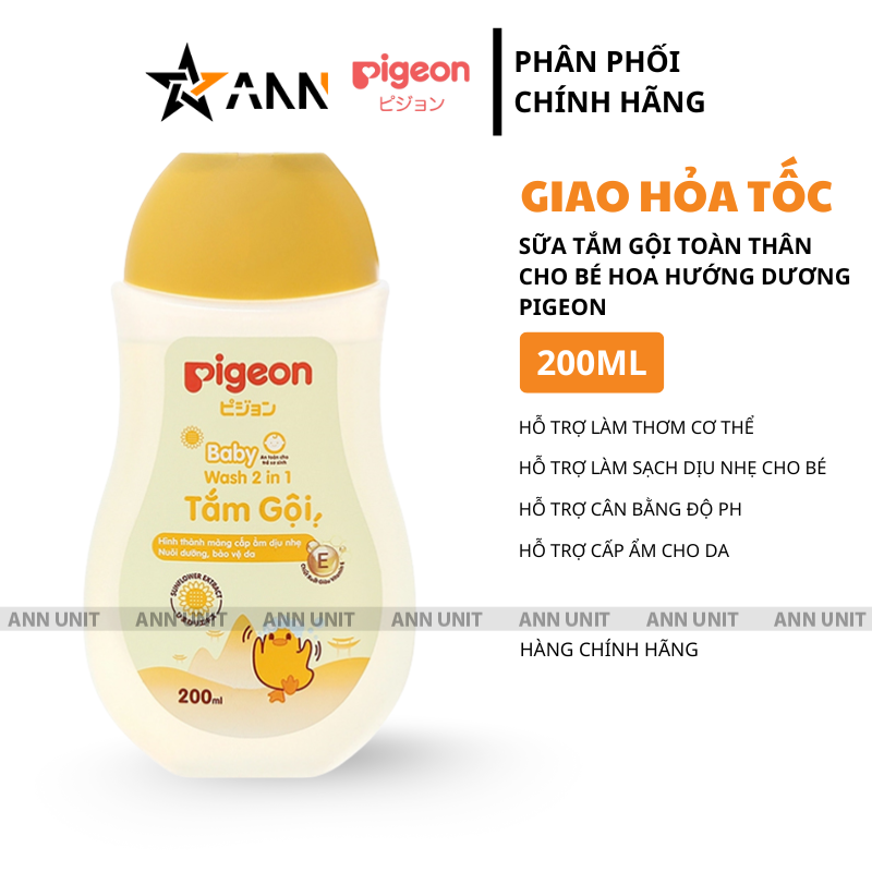 Hình ảnh chai 200ml với thiết kế nắp vàng đặc trưng