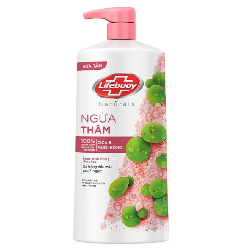 Sữa Tắm Lifebuoy Ngăn Ngừa Thâm Cica & Muối Hồng 800g – một lựa chọn đáng tham khảo trong lifebuoy