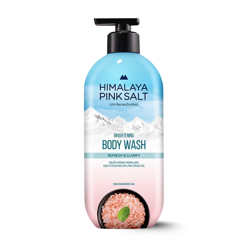Sữa Tắm Muối Hồng Himalaya Pink Salt Refresh & Clarify Làm Sạch Dưỡng Ẩm 500g phù hợp để tham khảo khi chọn sữa tắm Himalaya