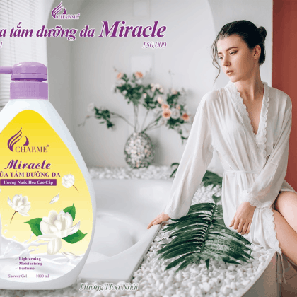 Sữa Tắm Nước Hoa Charme Miracle Hương Hoa Nhài 1000ml