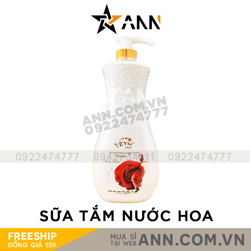 Mặt trước sản phẩm với nhận diện hương Salome và dòng Vitamin E