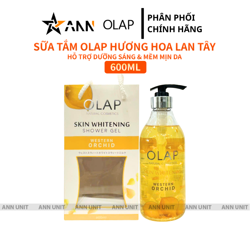 Thiết kế chai vòi nhấn và màu gel vàng trong suốt, dung tích 600ml