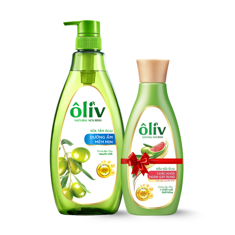 Sữa Tắm Ôliu Ôliv 3x Dưỡng Ẩm 650ml Xanh Dương - Tặng Dầu Gội Ôliu Giúp Giảm Gãy Rụng Tóc phù hợp để tham khảo khi chọn mỹ phẩm ôliv