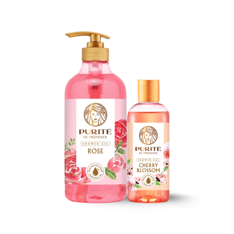 Khám phá Sữa Tắm Purite Hương Hoa Hồng 850ml Dưỡng Sáng Da - Tặng 1 Chai Sữa Tắm Hương Hoa Anh Đào thuộc nhóm quà tặng