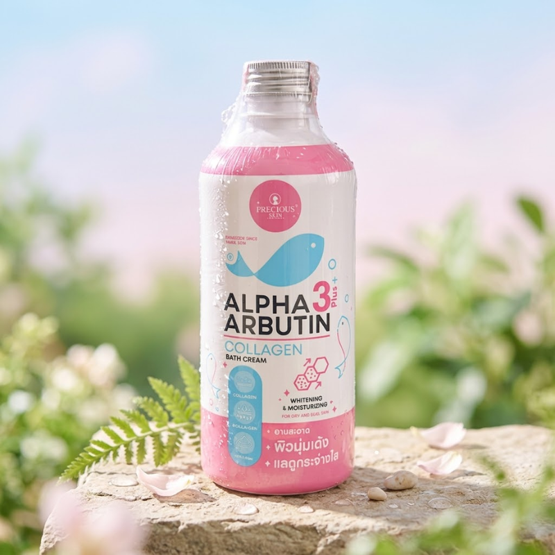 Sữa tắm Alpha Arbutin 3Plus+ Precious Skin Collagen Bath Cream 350ml