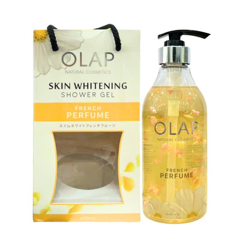 Hình ảnh Sữa Tắm Trắng Da Olap Western Orchid Màu Vàng Cánh Hồng 600ml trong bộ sưu tập Xà phòng, sữa tắm, nước rửa tay