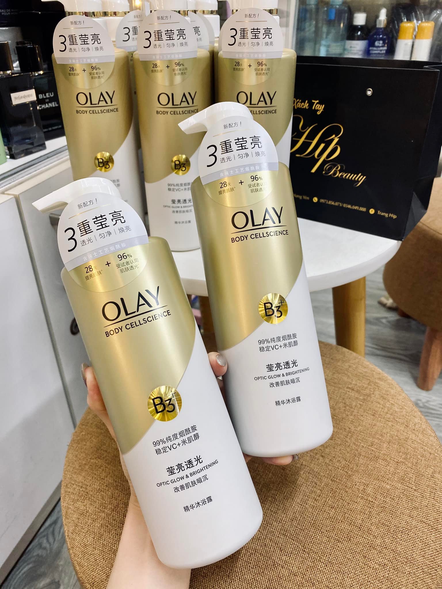 Sữa Tắm Olay Body Cellscience B3+ Vitamin C Bản Trung