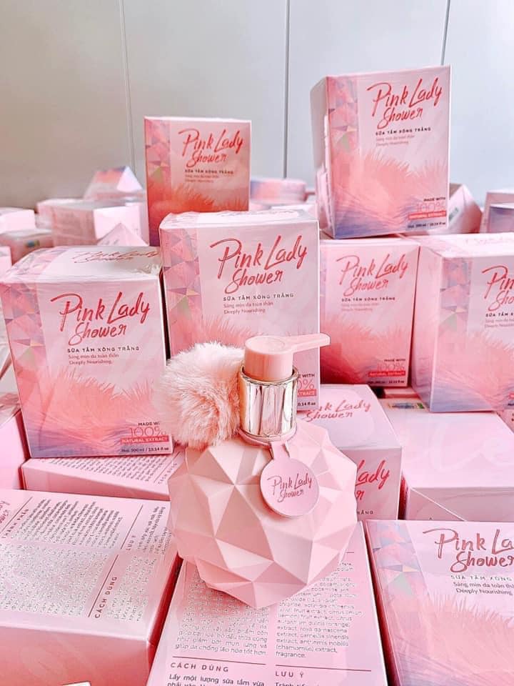 Sữa tắm xông trắng Pink Lady Shower Q-Lady Onaya 300ml
