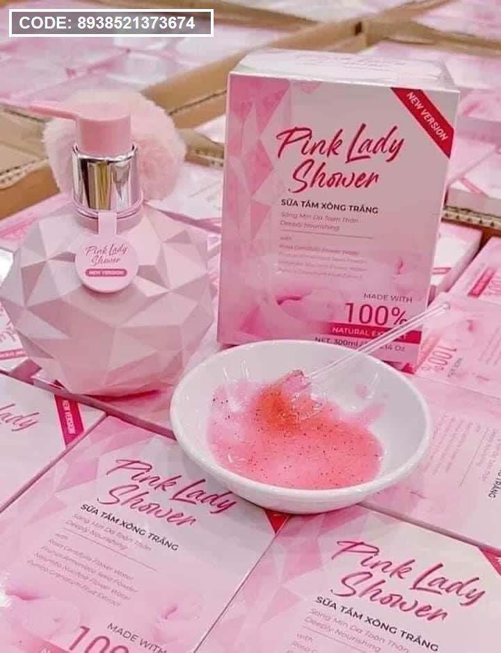 Sữa tắm xông trắng Pink Lady Shower Q-Lady Onaya 300ml