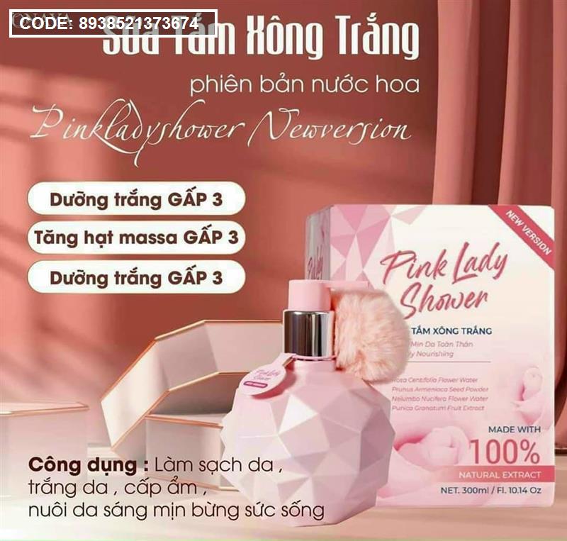 Sữa tắm xông trắng Pink Lady Shower Q-Lady Onaya 300ml