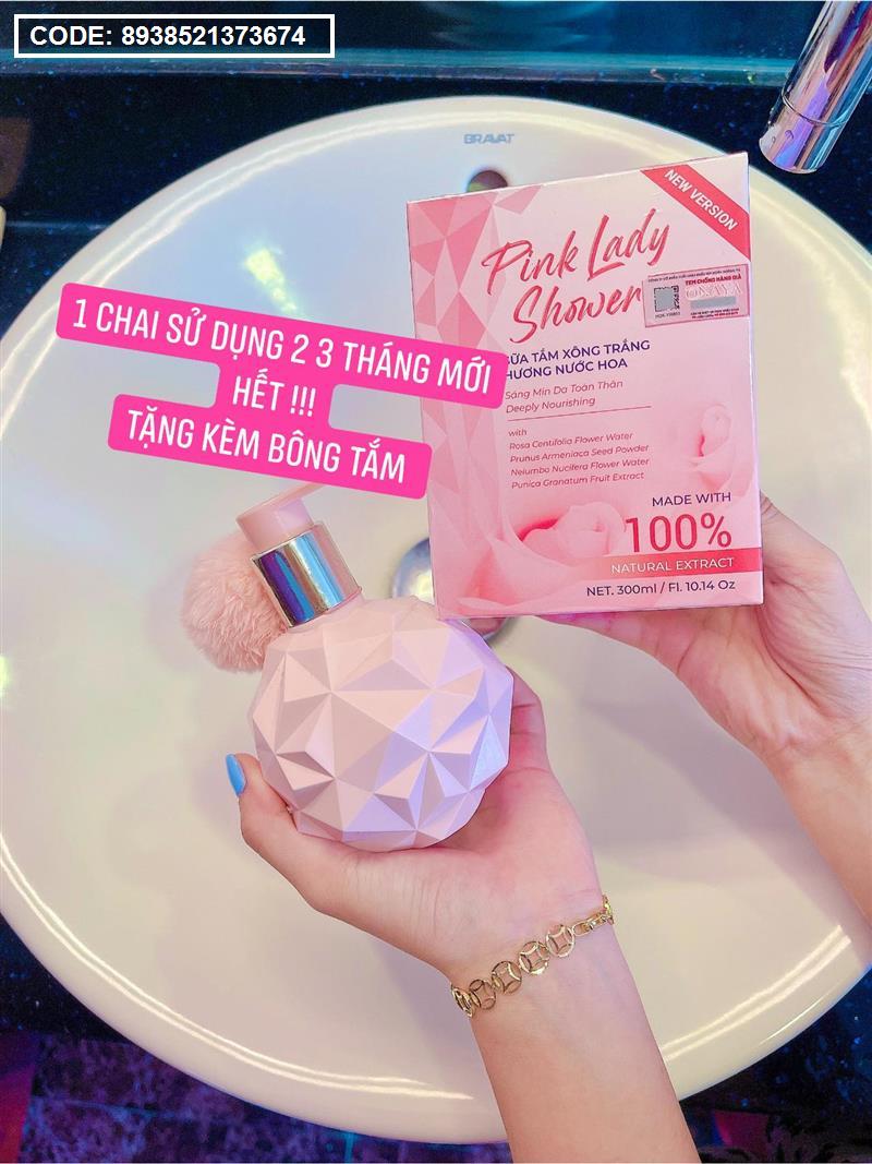 Sữa tắm xông trắng Pink Lady Shower Q-Lady Onaya 300ml