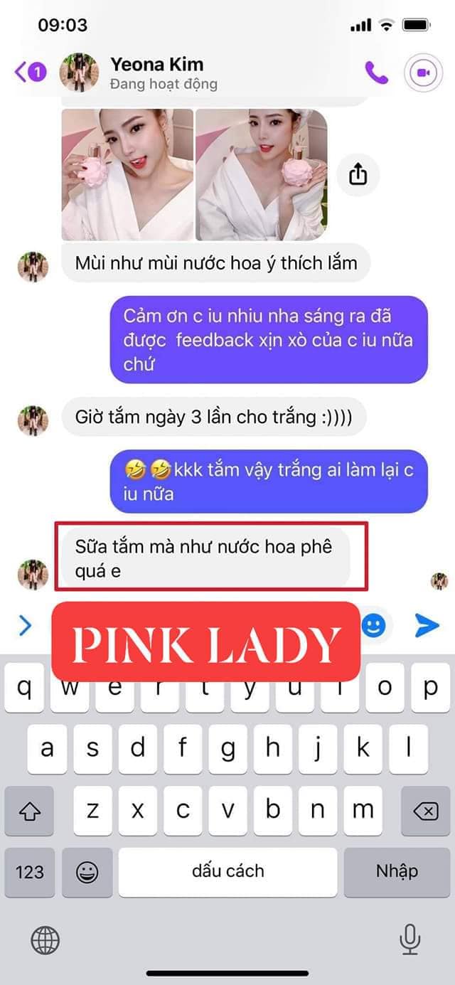 Sữa tắm xông trắng Pink Lady Shower Q-Lady Onaya 300ml