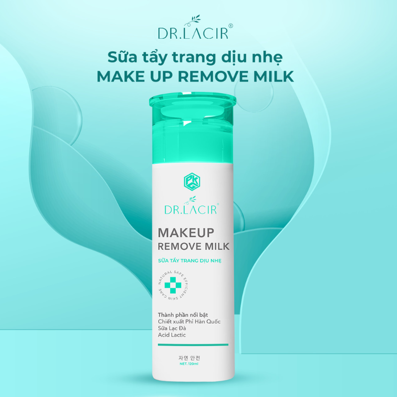 Sữa Tẩy Trang Dịu Nhẹ Dr Lacir Makeup Remove Milk 120ml