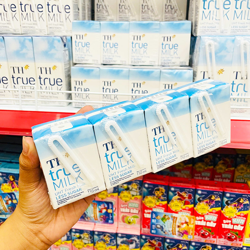 Quy cách lốc nhỏ kèm ống hút tiện dùng