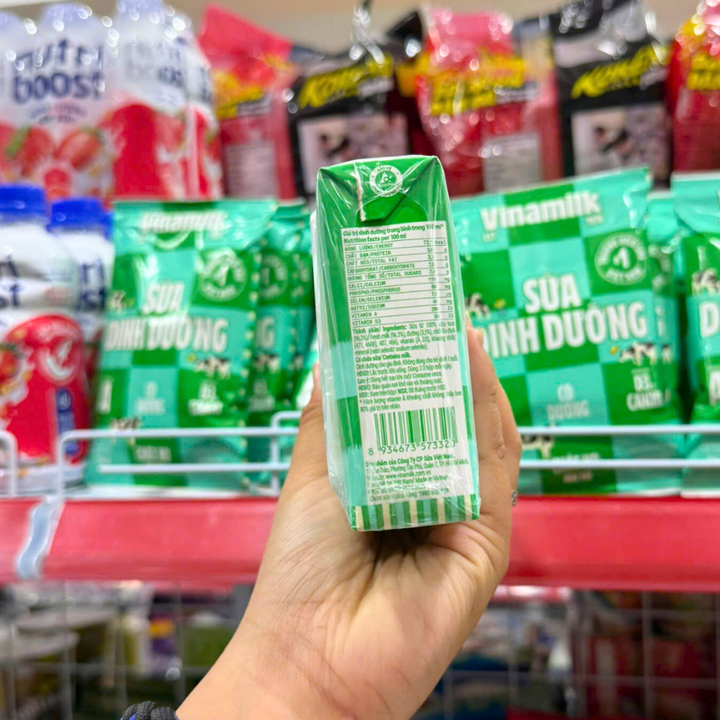 Mặt bên bao bì của sản phẩm