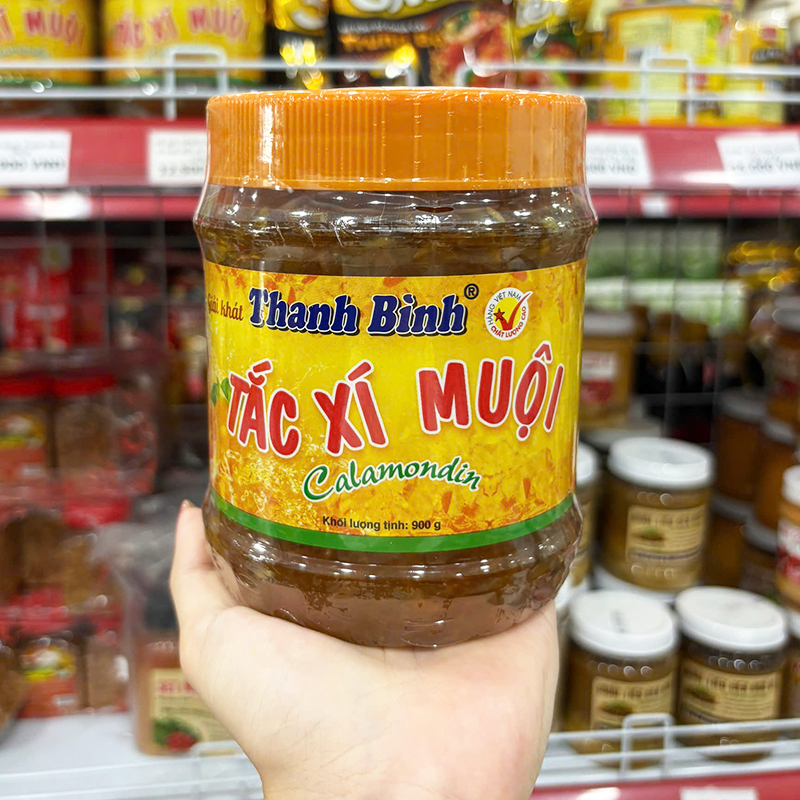 Hình ảnh mặt trước hũ 900g với nhãn sản phẩm rõ ràng