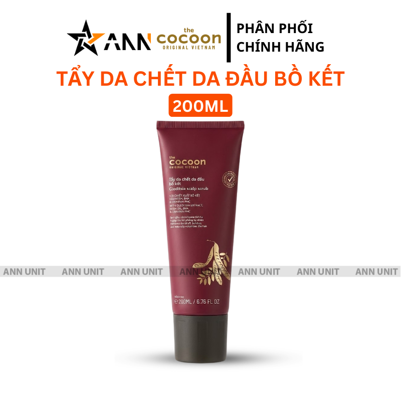 Tẩy Da Chết Da Đầu Cocoon Bồ Kết 200ml