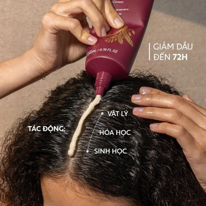 Cách thoa sản phẩm trực tiếp lên da đầu