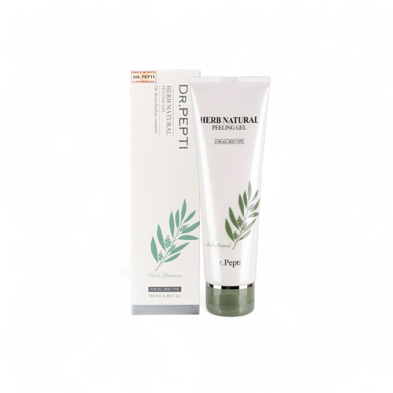 Tẩy Da Chết Dr.Pepti Herb Natural Peeling Gel Giúp Da Sáng Mịn Màng 130ml – một lựa chọn đáng tham khảo trong dr pepti