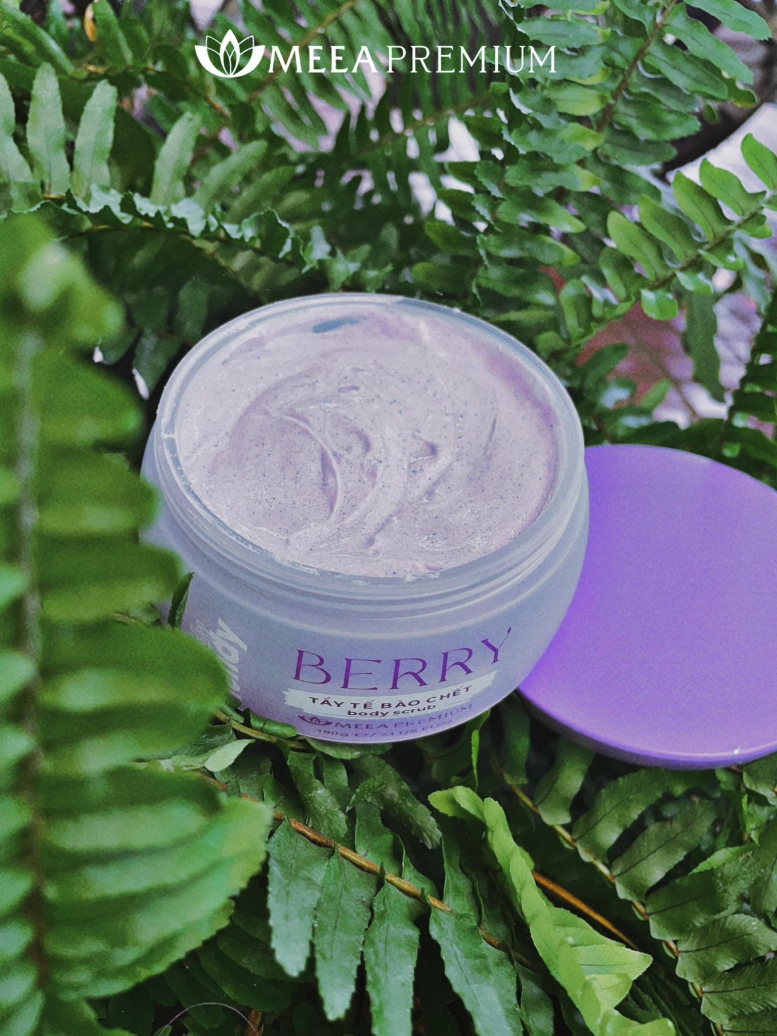 Tẩy Tế Bào Chết Body Scrub Berry Meea Premium 180g