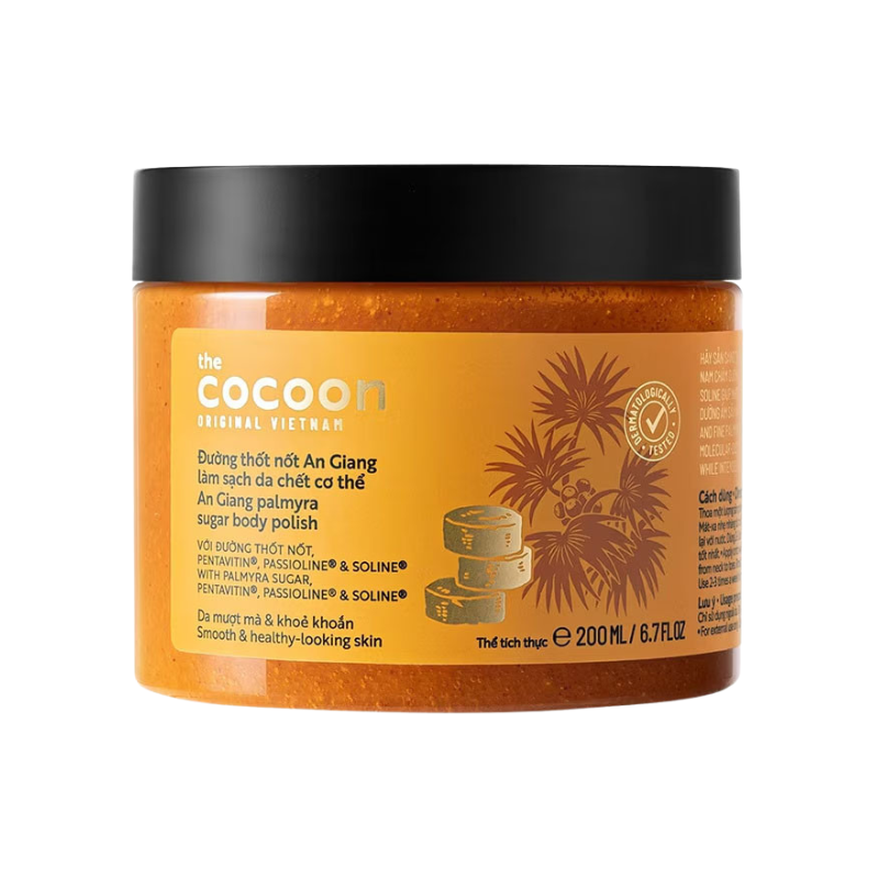 Tẩy Tế Bào Chết Cocoon Đường Thốt Nốt An Giang 200ml – một lựa chọn đáng tham khảo trong cocoon original vietnam