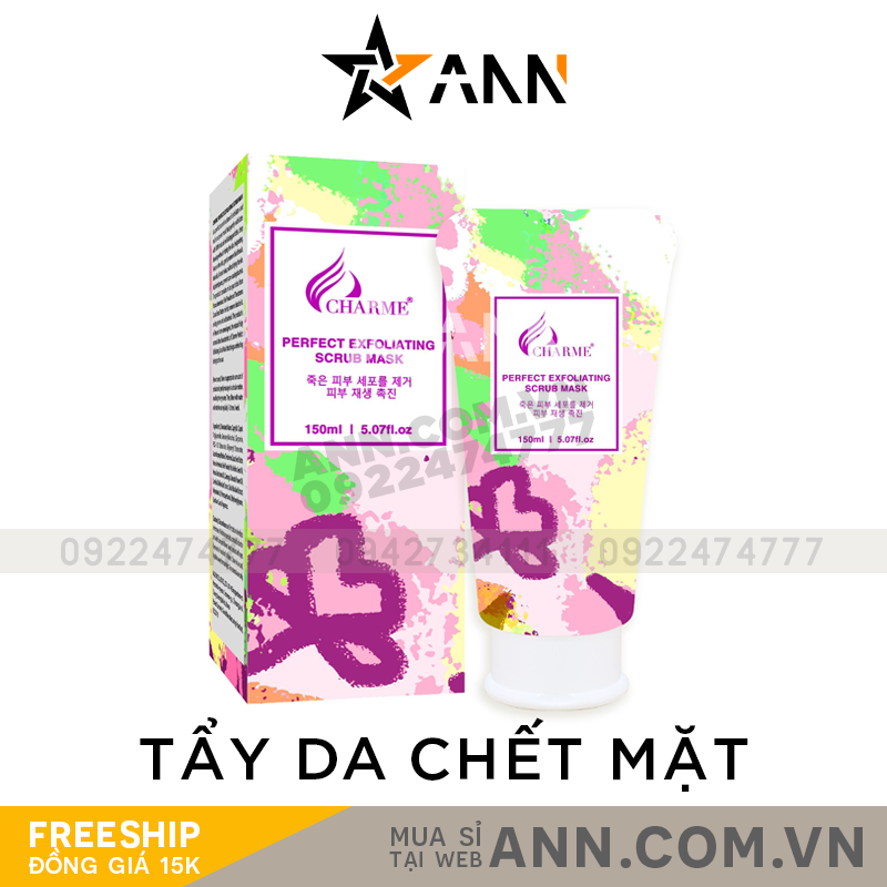 Tẩy Tế Bào Chết Da Mặt Charme Perfect Exfoliating Scrub Mask 150ml