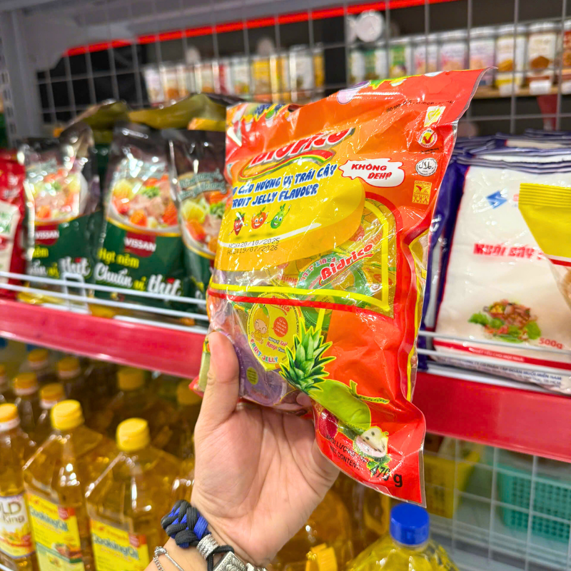 Thạch Rau Câu Bidrico Vị Trái Cây 470g