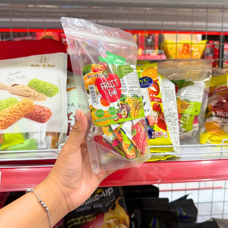 Thạch Rau Câu Hương Trái Cây Vietfoods 330g