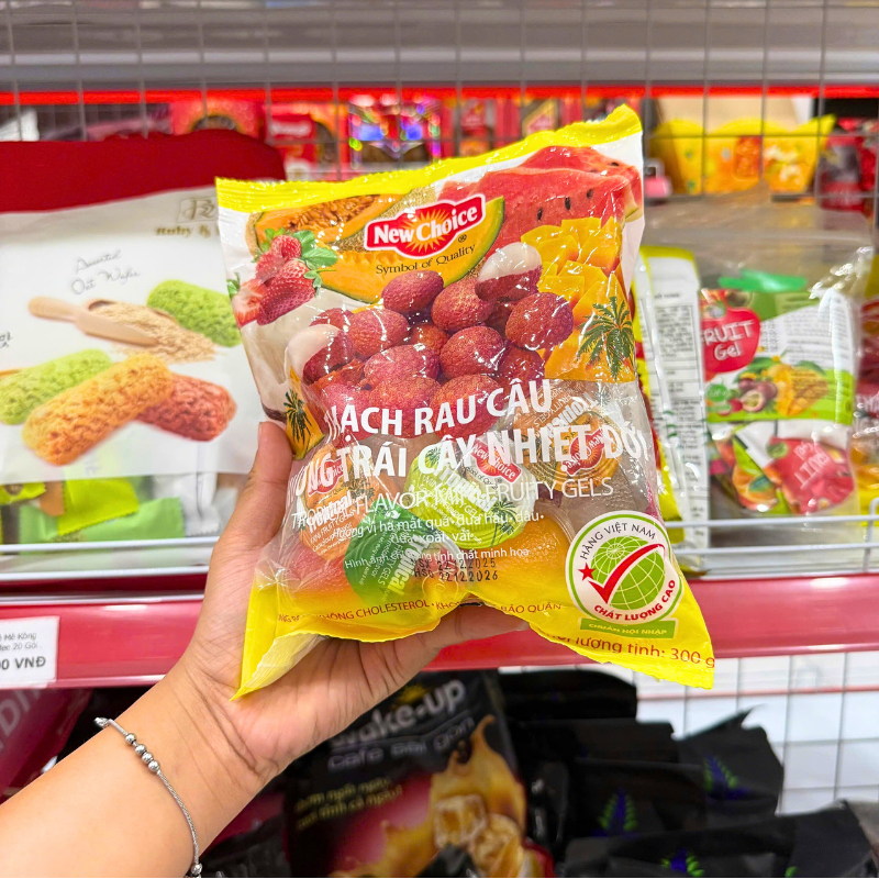 Thạch Rau Câu Hương Trái Cây Nhiệt Đới New Choice 300g