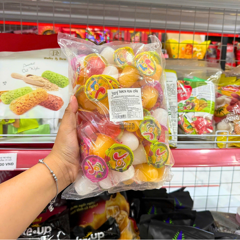 Túi thạch dạng cốc mini nhiều màu sắc, quy cách 1kg