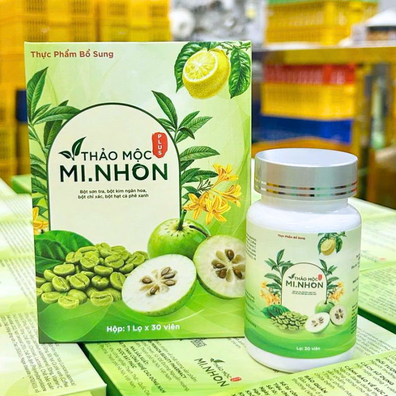 Hộp và lọ sản phẩm quy cách 1 lọ 30 viên
