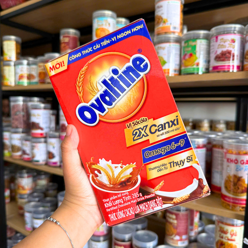 Bột Thức Uống Lúa Mạch Ovaltine Vị Socola 285g