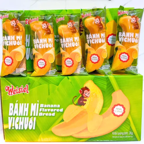 1 Bánh Mì Weisiel Trái Chuối - Bánh Mì Vị Chuối