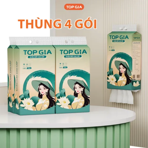 1 Bịch Giấy Rút Đáy Topgia Sắc Việt