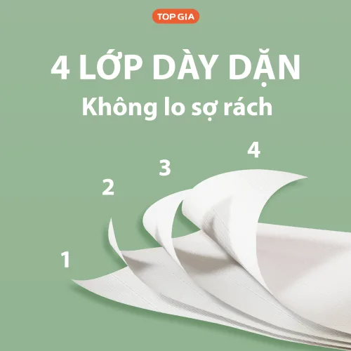 1 Bịch Giấy Rút Đáy Topgia Sắc Việt