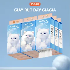 1 Bịch Khăn Giấy Rút Đáy Topgia Gia Gia Xanh