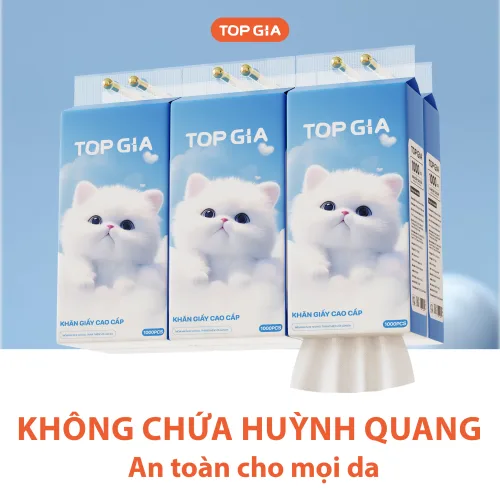 1 Bịch Khăn Giấy Rút Đáy Topgia Gia Gia Xanh