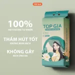1 Bịch Khăn Mặt Khô Sắc Việt Topgia Hình Cô Gái