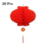 1 Bịt 10 LỒNG ĐÈN GIẤY( F20 / 15CM )
