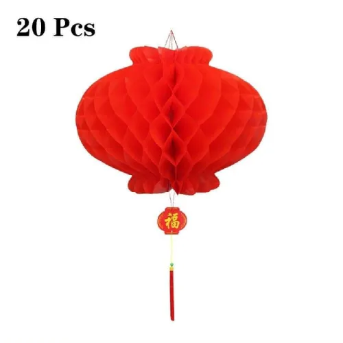 1 Bịt 10 LỒNG ĐÈN GIẤY( F20 / 15CM )
