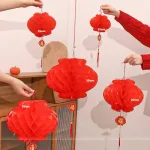 1 Bịt 10 LỒNG ĐÈN GIẤY( F25 / 20CM )