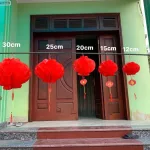 1 Bịt 10 LỒNG ĐÈN GIẤY( F25 / 20CM )
